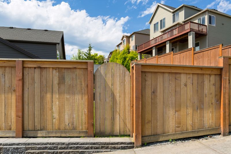 Wooden Fence with Gate